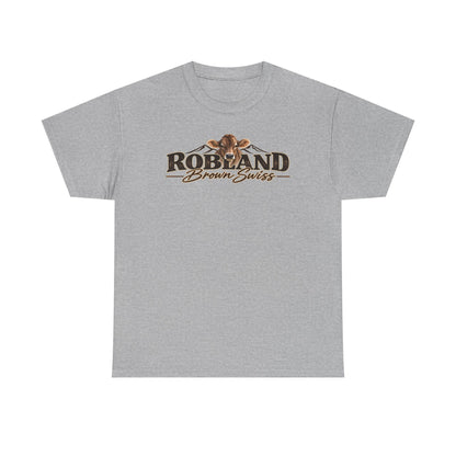 Robland Brown Swiss Cow Tee — Vintage Farm Graphic T‑Shirt