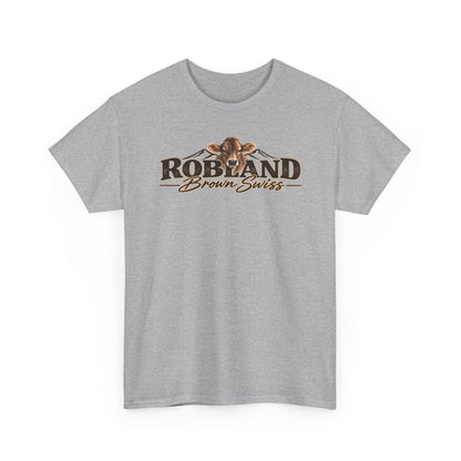 Robland Brown Swiss Cow Tee — Vintage Farm Graphic T‑Shirt