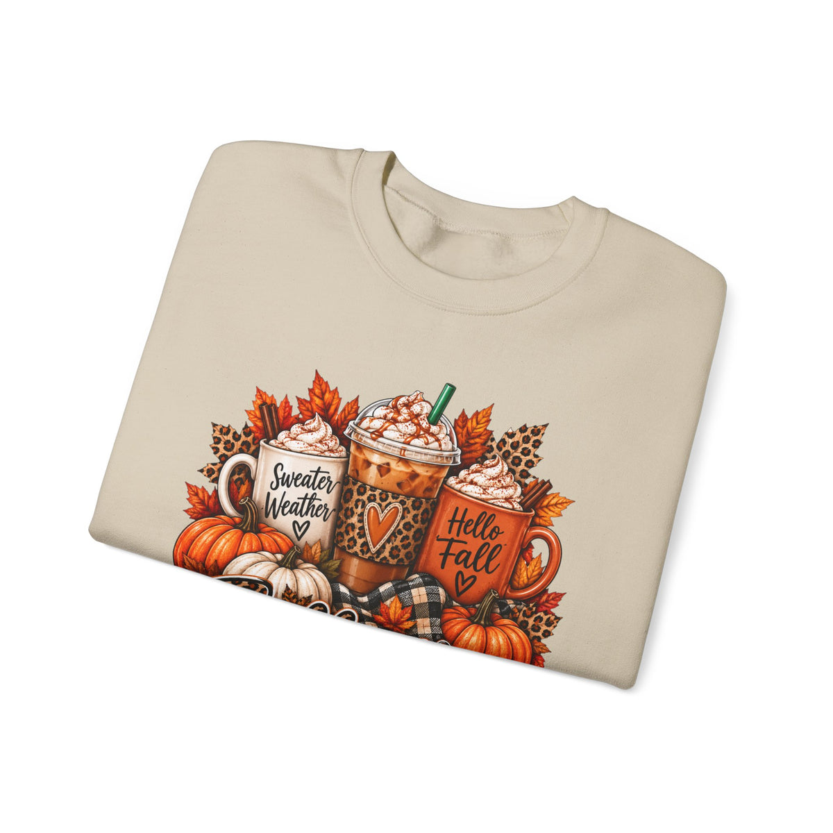 Fall Vibes Sweatshirt — Cozy Pumpkin Spice Autumn Crewneck