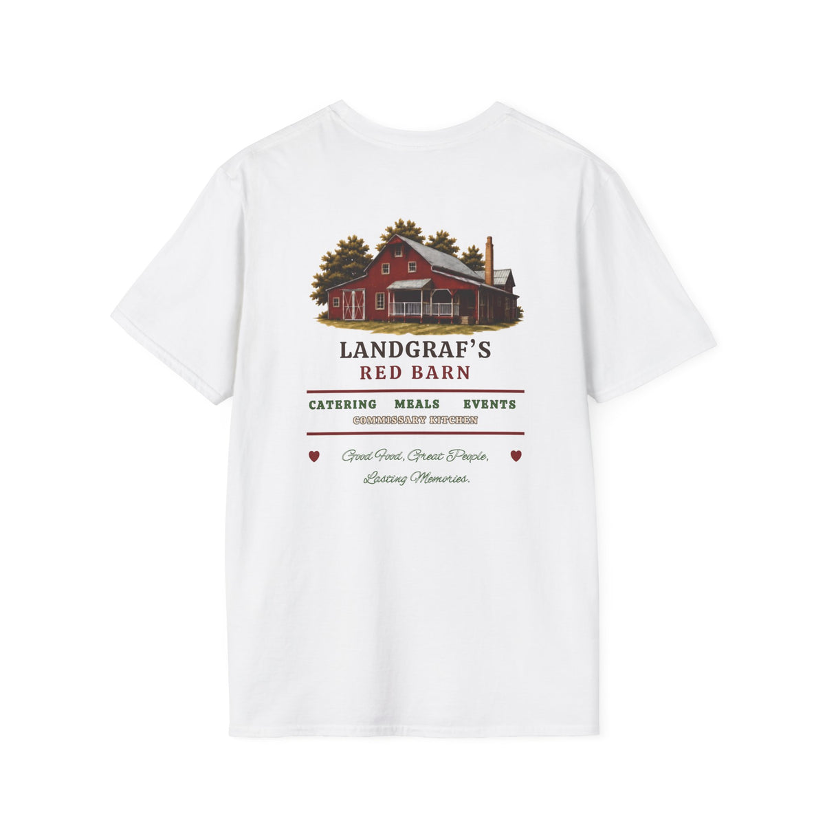 Barn Crew T-Shirt — Rustic Farm Life Tee with Heart Accents