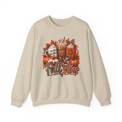 Fall Vibes Sweatshirt — Cozy Pumpkin Spice Autumn Crewneck