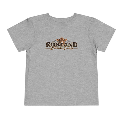 Robland Brown Swiss Toddler Tee — Cute Cow Farm Graphic Shirt